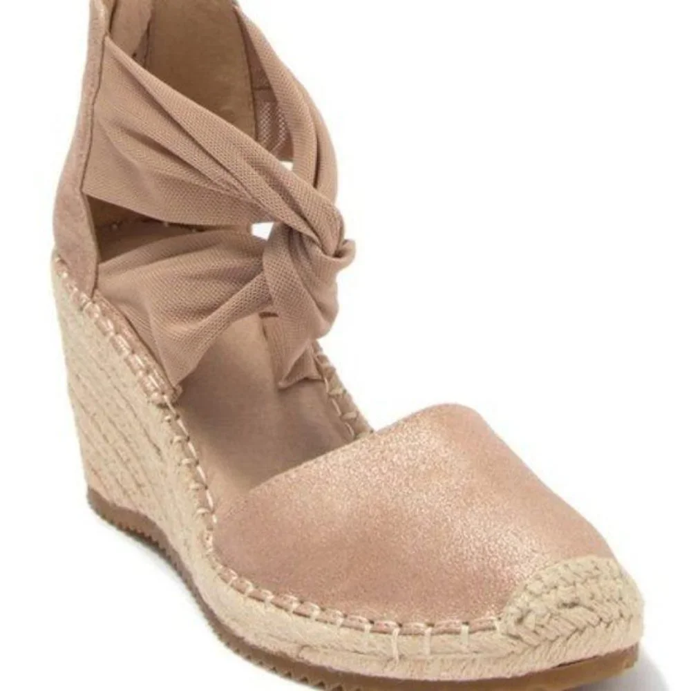 Eileen Fisher Wallis Wedge Espadrille 6 NWT